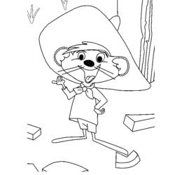 Página para colorir: Speedy Gonzales (desenhos animados) #30721 - Páginas para Colorir Imprimíveis Gratuitamente