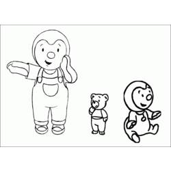 Página para colorir: T'choupi e Doudou (desenhos animados) #34133 - Páginas para Colorir Imprimíveis Gratuitamente
