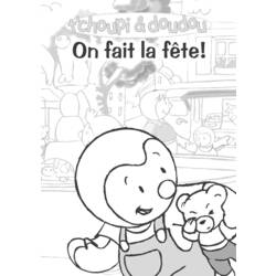 Página para colorir: T'choupi e Doudou (desenhos animados) #34146 - Páginas para Colorir Imprimíveis Gratuitamente