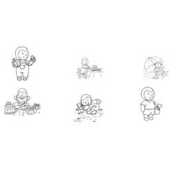 Página para colorir: T'choupi e Doudou (desenhos animados) #34251 - Páginas para Colorir Imprimíveis Gratuitamente