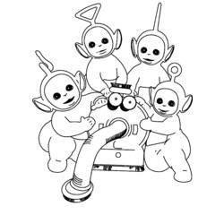 Página para colorir: Teletubbies (desenhos animados) #49663 - Páginas para Colorir Imprimíveis Gratuitamente