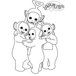 Página para colorir: Teletubbies (desenhos animados) #49664 - Páginas para Colorir Imprimíveis Gratuitamente