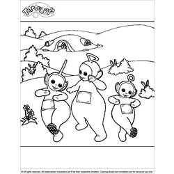 Página para colorir: Teletubbies (desenhos animados) #49699 - Páginas para Colorir Imprimíveis Gratuitamente