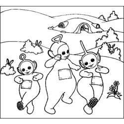 Página para colorir: Teletubbies (desenhos animados) #49720 - Páginas para Colorir Imprimíveis Gratuitamente