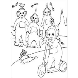 Página para colorir: Teletubbies (desenhos animados) #49752 - Páginas para Colorir Imprimíveis Gratuitamente