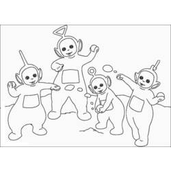 Página para colorir: Teletubbies (desenhos animados) #49838 - Páginas para Colorir Imprimíveis Gratuitamente