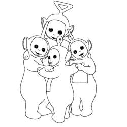 Página para colorir: Teletubbies (desenhos animados) #49840 - Páginas para Colorir Imprimíveis Gratuitamente