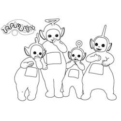 Página para colorir: Teletubbies (desenhos animados) #49859 - Páginas para Colorir Imprimíveis Gratuitamente