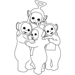 Página para colorir: Teletubbies (desenhos animados) #49905 - Páginas para Colorir Imprimíveis Gratuitamente