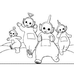 Página para colorir: Teletubbies (desenhos animados) #49929 - Páginas para Colorir Imprimíveis Gratuitamente