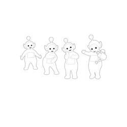 Página para colorir: Teletubbies (desenhos animados) #49948 - Páginas para Colorir Imprimíveis Gratuitamente