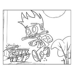 Página para colorir: Teste do Johnny (desenhos animados) #34991 - Páginas para Colorir Imprimíveis Gratuitamente
