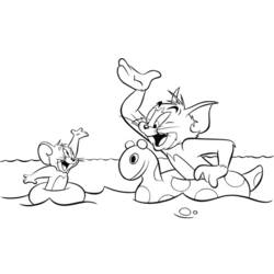 Página para colorir: tom e Jerry (desenhos animados) #24188 - Páginas para Colorir Imprimíveis Gratuitamente