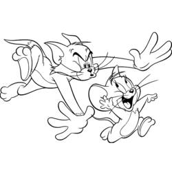 Página para colorir: tom e Jerry (desenhos animados) #24199 - Páginas para Colorir Imprimíveis Gratuitamente
