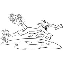 Página para colorir: tom e Jerry (desenhos animados) #24200 - Páginas para Colorir Imprimíveis Gratuitamente
