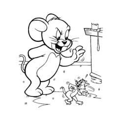 Página para colorir: tom e Jerry (desenhos animados) #24203 - Páginas para Colorir Imprimíveis Gratuitamente