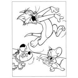 Página para colorir: tom e Jerry (desenhos animados) #24211 - Páginas para Colorir Imprimíveis Gratuitamente
