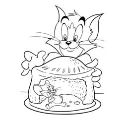 Página para colorir: tom e Jerry (desenhos animados) #24215 - Páginas para Colorir Imprimíveis Gratuitamente