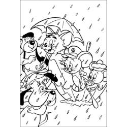 Página para colorir: tom e Jerry (desenhos animados) #24219 - Páginas para Colorir Imprimíveis Gratuitamente
