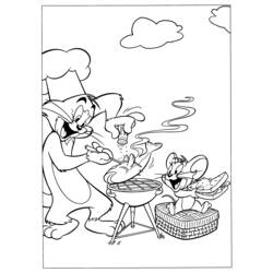 Página para colorir: tom e Jerry (desenhos animados) #24224 - Páginas para Colorir Imprimíveis Gratuitamente