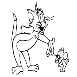 Página para colorir: tom e Jerry (desenhos animados) #24230 - Páginas para Colorir Imprimíveis Gratuitamente