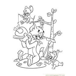 Página para colorir: tom e Jerry (desenhos animados) #24242 - Páginas para Colorir Imprimíveis Gratuitamente