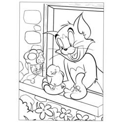 Página para colorir: tom e Jerry (desenhos animados) #24248 - Páginas para Colorir Imprimíveis Gratuitamente