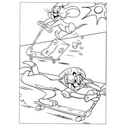 Página para colorir: tom e Jerry (desenhos animados) #24261 - Páginas para Colorir Imprimíveis Gratuitamente