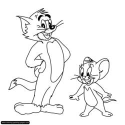 Página para colorir: tom e Jerry (desenhos animados) #24273 - Páginas para Colorir Imprimíveis Gratuitamente