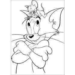 Página para colorir: tom e Jerry (desenhos animados) #24275 - Páginas para Colorir Imprimíveis Gratuitamente