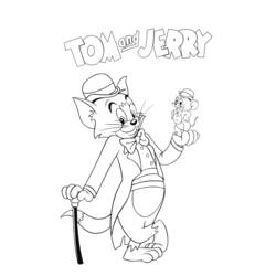 Página para colorir: tom e Jerry (desenhos animados) #24276 - Páginas para Colorir Imprimíveis Gratuitamente