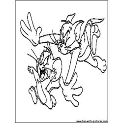 Página para colorir: tom e Jerry (desenhos animados) #24281 - Páginas para Colorir Imprimíveis Gratuitamente
