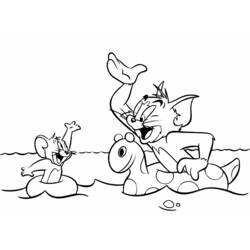 Página para colorir: tom e Jerry (desenhos animados) #24290 - Páginas para Colorir Imprimíveis Gratuitamente