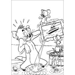 Página para colorir: tom e Jerry (desenhos animados) #24296 - Páginas para Colorir Imprimíveis Gratuitamente