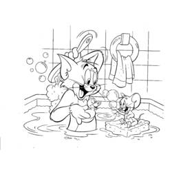 Página para colorir: tom e Jerry (desenhos animados) #24301 - Páginas para Colorir Imprimíveis Gratuitamente