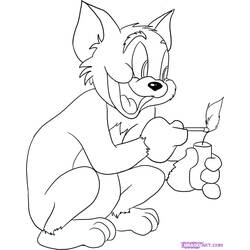 Página para colorir: tom e Jerry (desenhos animados) #24311 - Páginas para Colorir Imprimíveis Gratuitamente