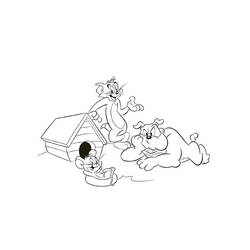 Página para colorir: tom e Jerry (desenhos animados) #24315 - Páginas para Colorir Imprimíveis Gratuitamente