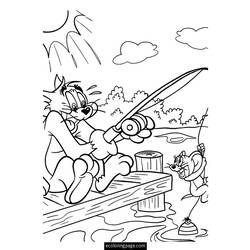 Página para colorir: tom e Jerry (desenhos animados) #24316 - Páginas para Colorir Imprimíveis Gratuitamente