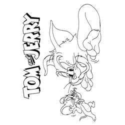 Página para colorir: tom e Jerry (desenhos animados) #24319 - Páginas para Colorir Imprimíveis Gratuitamente