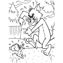Página para colorir: tom e Jerry (desenhos animados) #24324 - Páginas para Colorir Imprimíveis Gratuitamente