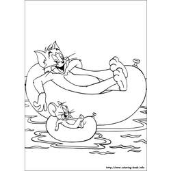 Página para colorir: tom e Jerry (desenhos animados) #24332 - Páginas para Colorir Imprimíveis Gratuitamente