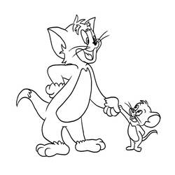 Página para colorir: tom e Jerry (desenhos animados) #24340 - Páginas para Colorir Imprimíveis Gratuitamente