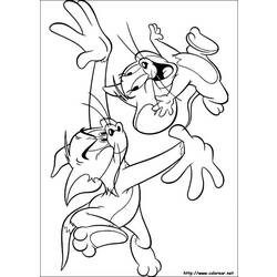 Página para colorir: tom e Jerry (desenhos animados) #24350 - Páginas para Colorir Imprimíveis Gratuitamente