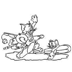 Página para colorir: tom e Jerry (desenhos animados) #24354 - Páginas para Colorir Imprimíveis Gratuitamente