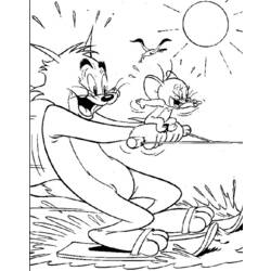 Página para colorir: tom e Jerry (desenhos animados) #24357 - Páginas para Colorir Imprimíveis Gratuitamente