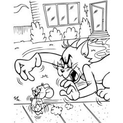 Página para colorir: tom e Jerry (desenhos animados) #24367 - Páginas para Colorir Imprimíveis Gratuitamente