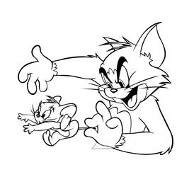 Página para colorir: tom e Jerry (desenhos animados) #24369 - Páginas para Colorir Imprimíveis Gratuitamente