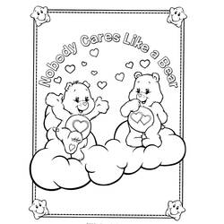 Página para colorir: Ursinhos Carinhosos / Ursinhos Carinhosos (desenhos animados) #37223 - Páginas para Colorir Imprimíveis Gratuitamente
