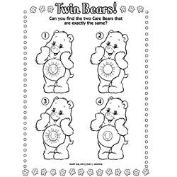 Página para colorir: Ursinhos Carinhosos / Ursinhos Carinhosos (desenhos animados) #37303 - Páginas para Colorir Imprimíveis Gratuitamente