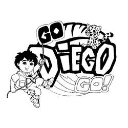 Página para colorir: Vai Diego! (desenhos animados) #48551 - Páginas para Colorir Imprimíveis Gratuitamente